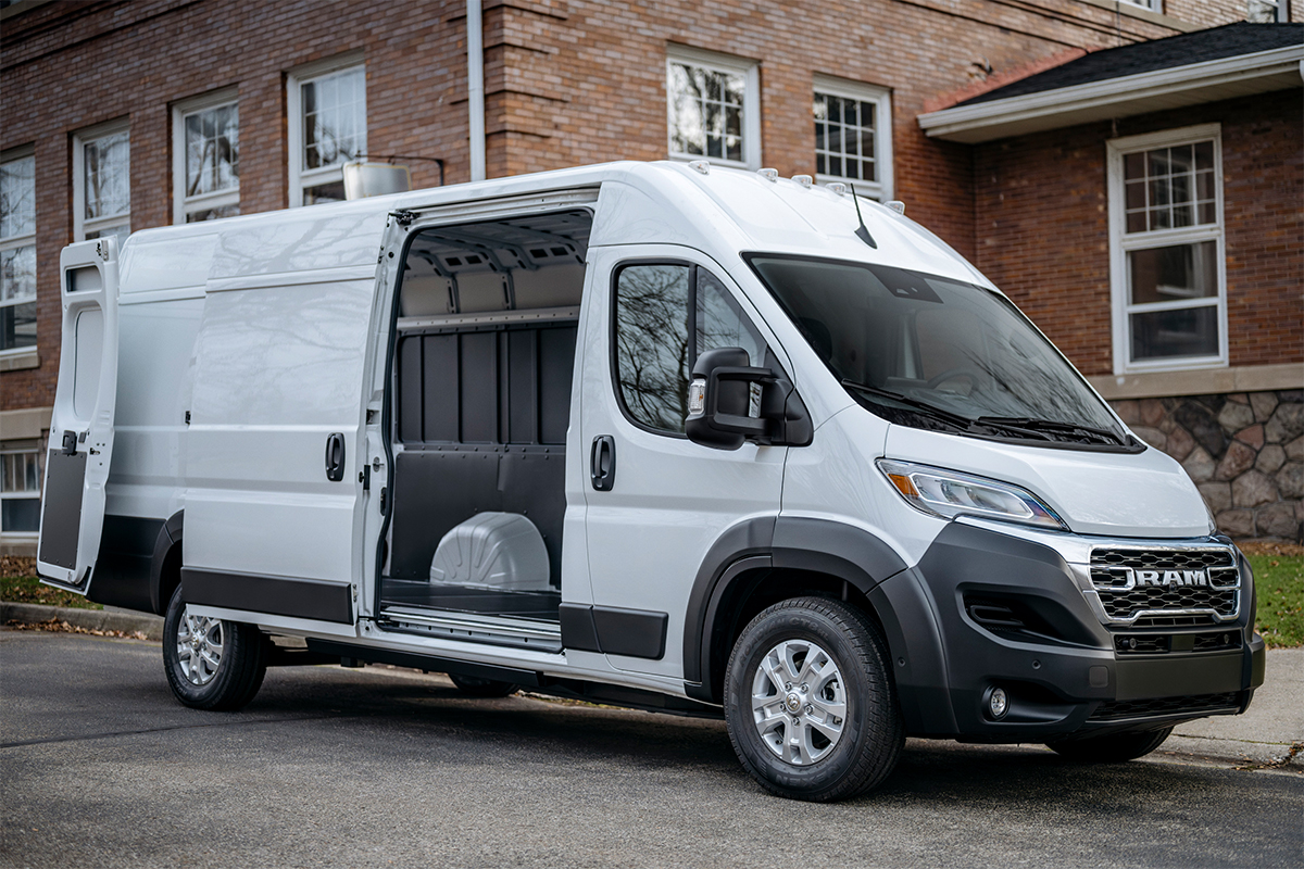 The 2024 RAM ProMaster Cargo Van Payload Capacity